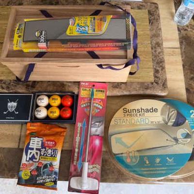 AWT366 Ralph Lauren Golf Balls and Car Accessories