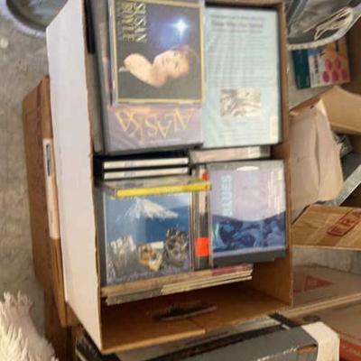 AWT322 Assorted DVDs, CDs, and Laser Disks