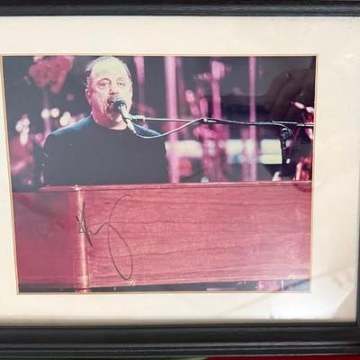 autographed Billy Joel