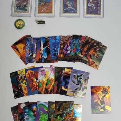 Looney Tunes Olympic Cards, Spiderman Trading Cards, and Olympic Memorabilia