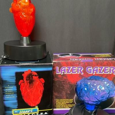 Lazer Light Changing Parrot Lamp Set