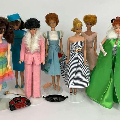 Vintage Barbie Fashion Doll Collection – Elegant Evening Wear Set