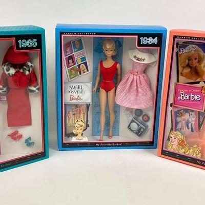 Vintage Barbie Collector's Series (1964, 1965, 1985)
