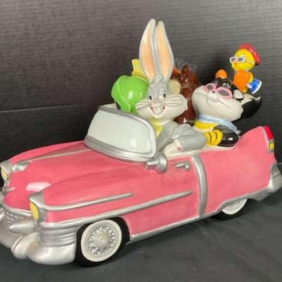 Looney Tunes Vintage Car Cookie Jar