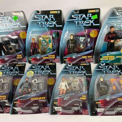 Star Trek Collector's Action Figures - Set of 8