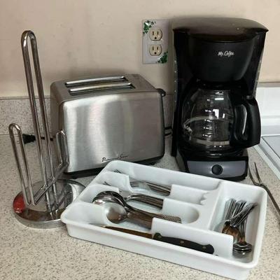 Coffee Maker and Toaster Set