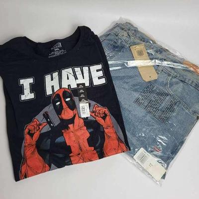 Levi's 550 Relaxed Jeans & Marvel Spiderman T-shirt Set