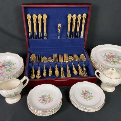 Complete Silverware Place Setting for 8