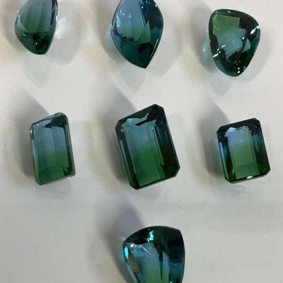 Loose Bi-Color Quartz Gemstone Collection – Matching Cuts and Hues