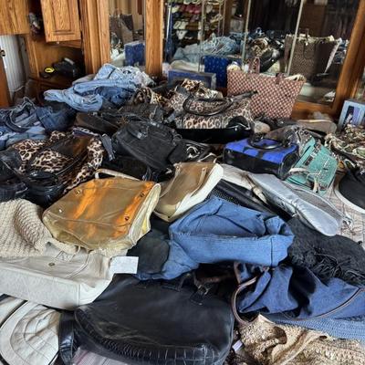 Vintage denim, Levi’s wrangler, purses