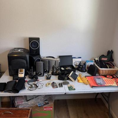 Speakers, walkie talkies, 