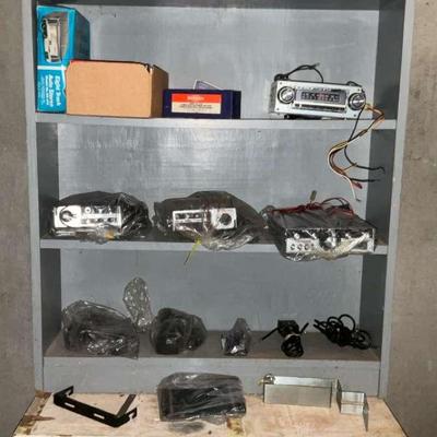 Vintage CB Radios & 8-Track Car Stereos Lot