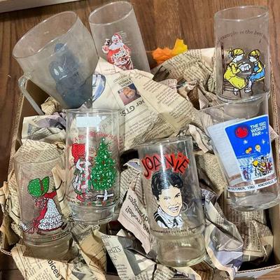 Assorted Themed Glassware Lot