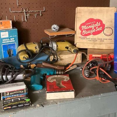 Assorted Tool And Waterfall Pump Lot – Vintage and Modern Mix 