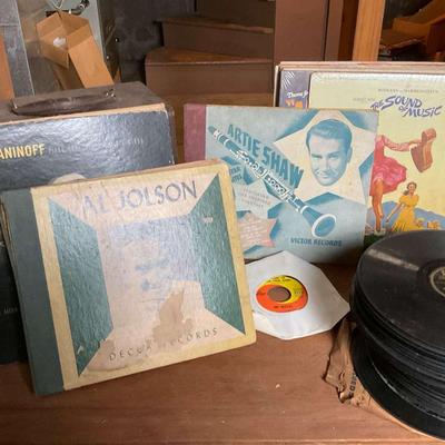 Vintage 78 RPM Record Collection – Mixed Artists & Albums