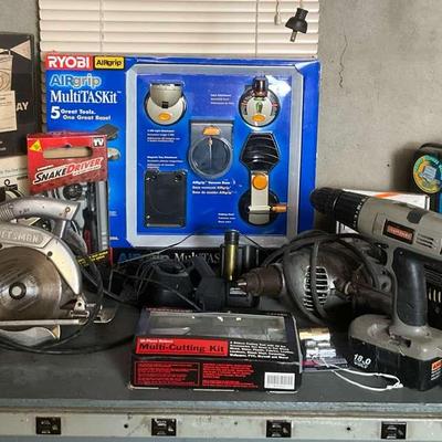 Power Tool Lot – Mixed Brands Like Craftsman, Ryobi & Accessories 