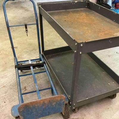 Metal Utility Cart and Folding Hand Truck