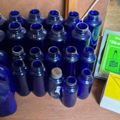 Bottle Cutting Craft Lot with Books and Supplies