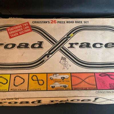 Vintage Road Race Slot Car Set