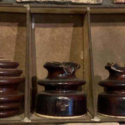 Collection of Vintage Ceramic and Porcelain Insulators