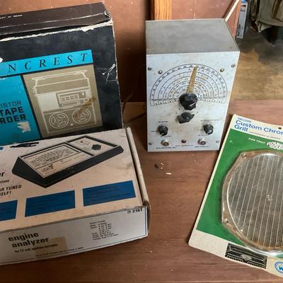 Assorted Vintage Electronics & Meters – Untested