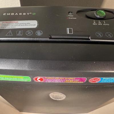 Embassy 10-Sheet Micro-Cut Paper Shredder