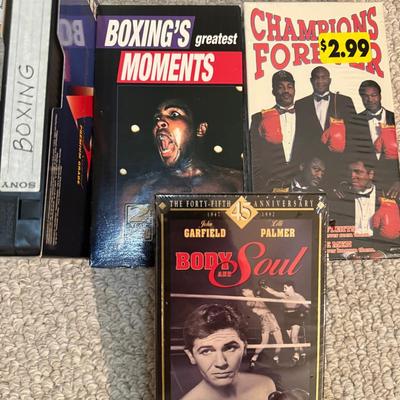 Boxing VHS Lot – Legends & Greatest Moments