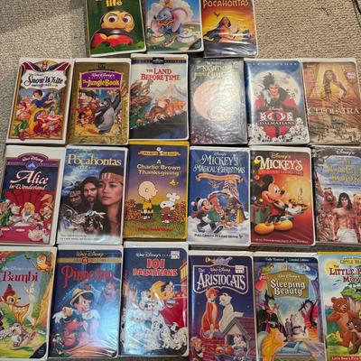 Classic Disney & Animated Family VHS Collection – Over 20 Titles