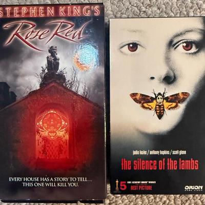 Horror VHS Lot – Stephen King’s Rose Red & The Silence of the Lambs
