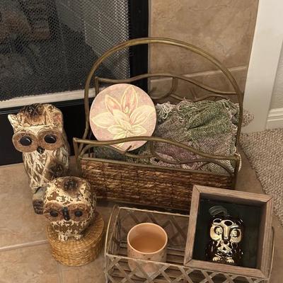 Rustic Owls And Earth Tones