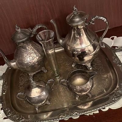 Vintage Silver Tea Set