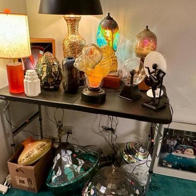 Vintage Art Deco and more lamps and lighting