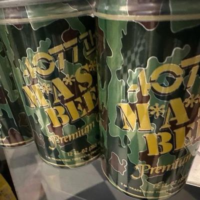 Vintage un-opened Mash Beer Can 6 pack