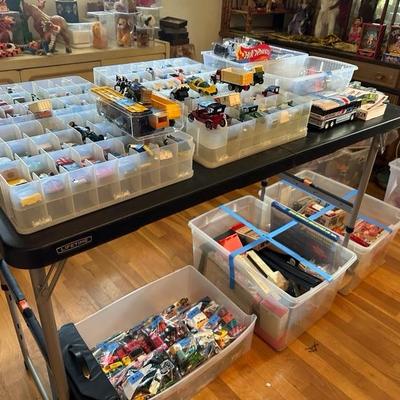 Bins of Hot Wheels! 