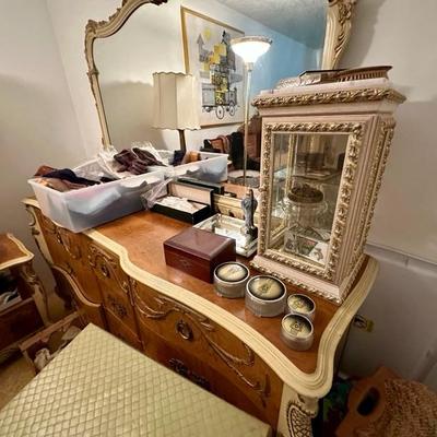 Sale Photo Thumbnail #95: Dresser, night stands and headboard set