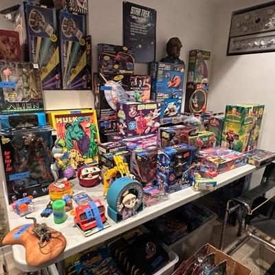 Various collectible toys - Hulk and many more