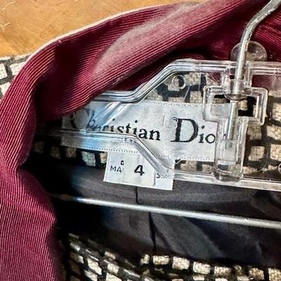 Christian Dior vintage suit as an example