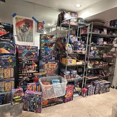The Star Trek and much more 'room' - most everything is in original packaging