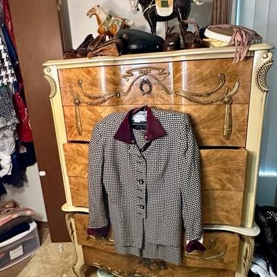 Quality vintage designer clothing by the racks