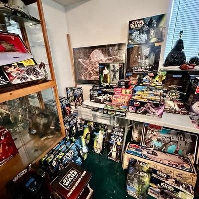 The 'Star Wars Room' is literally ALL Star Wars collectibles