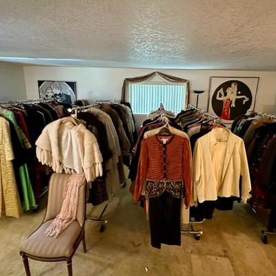 Racks of designer vintage!