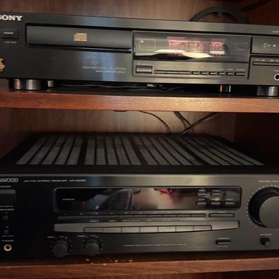 Sony DVD Player and Kenwood Receiver