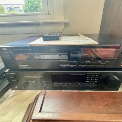 JVC CD player & Sony receiver (both untesteed)