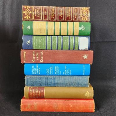 (8) Vintage Books: Condensed Readers Digest Books, etc