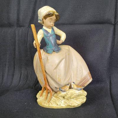 Lladro #2179 "Sharing The Harvest" 1987 Made In SPAIN