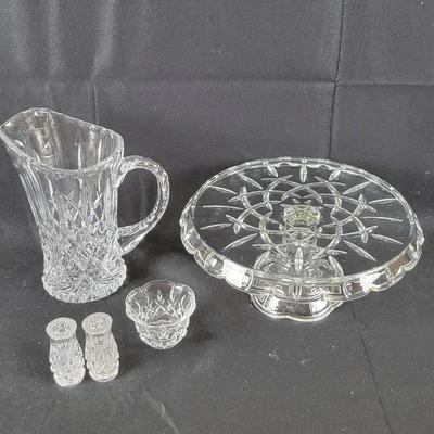 "King Edward" By Gorham: Pitcher, Pedestal Cake Plate, Etc