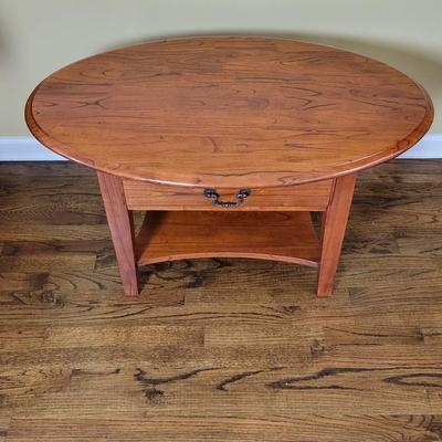 Vintage 1-Drawer Coffee Table 36" X 20" X 19"