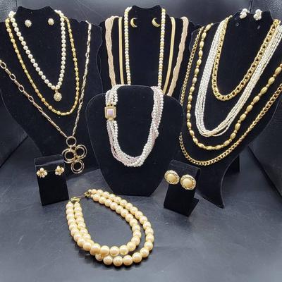 Assorted Costume Jewelry: Roman, Premier, Chicos, Michelle, Etc