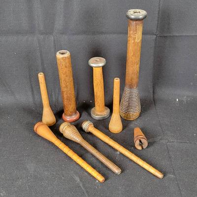 Assorted Wooden Spools