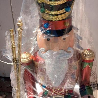 Kringle Express 52" Illuminated Nutcracker